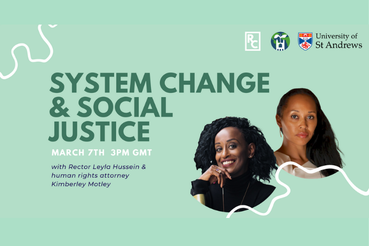 Rector Leyla Hussein and Attorney Kimberley Motley in conversation on system change & social justice