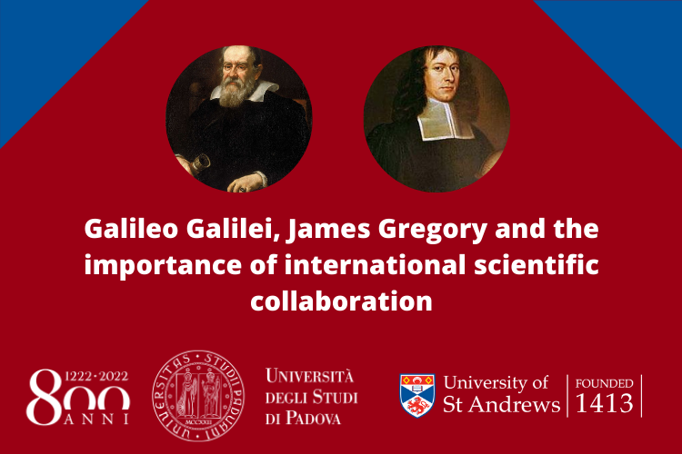 Galileo Galilei, James Gregory and the importance of international scientific collaboration