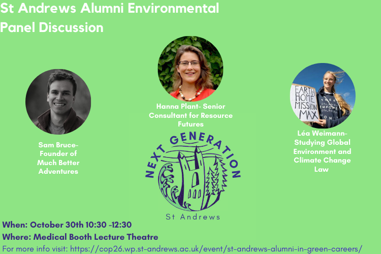 Next Generation St Andrews Alumni Panel Event