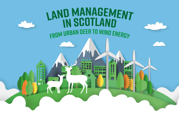 Land Management in Scotland – From Urban Deer to Wind Energy