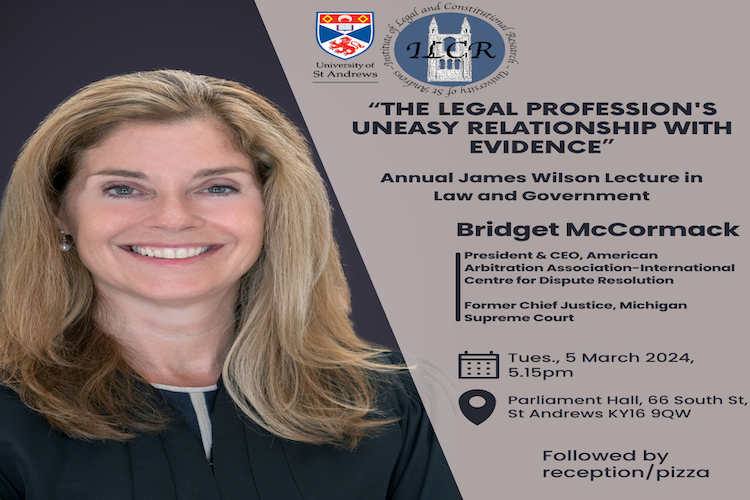 James Wilson Lecture in Law and Government by Bridget McCormack