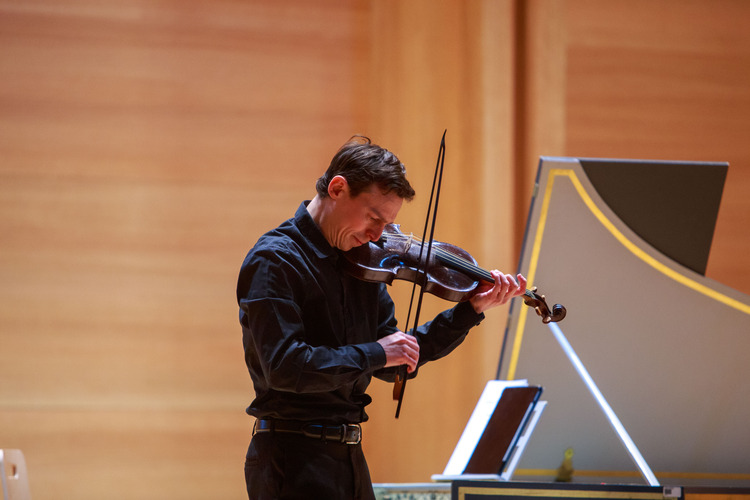 Lunchtime concert by Ben Shute (baroque violin): the complete solo violin works of J.S. Bach, part I