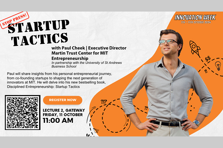 Startup Tactics with Paul Cheek, MIT