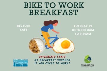 Bike to work breakfast at Rectors Cafe