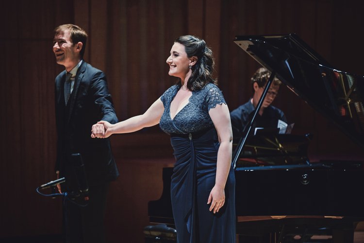 Beth Taylor (mezzo-soprano) and Hamish Brown (piano): The Deeps Have Music