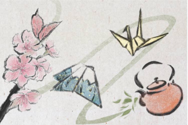 Fold and sip: springtime origami and Japanese tea