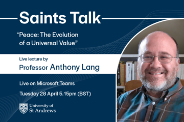 Saints Talk: Professor Anthony Lang