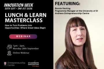 Lunch & Learn Masterclass: How to Turn Problems Into Opportunities -- Where Great Ideas Begin