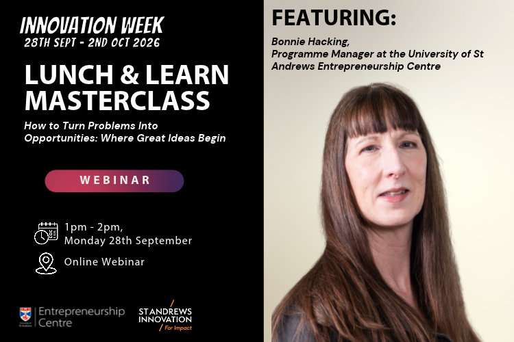 Lunch & Learn Masterclass: How to Turn Problems Into Opportunities – Where Great Ideas Begin