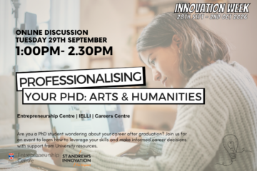 Professionalising your PhD --- Arts and Humanities