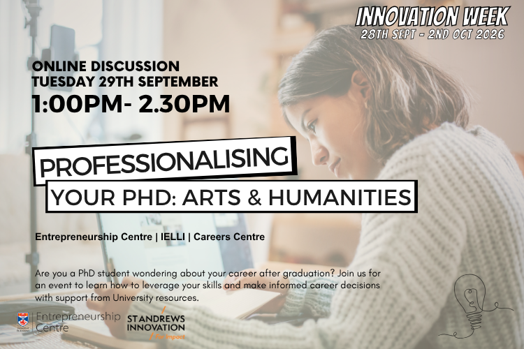 Professionalising your PhD — Arts and Humanities