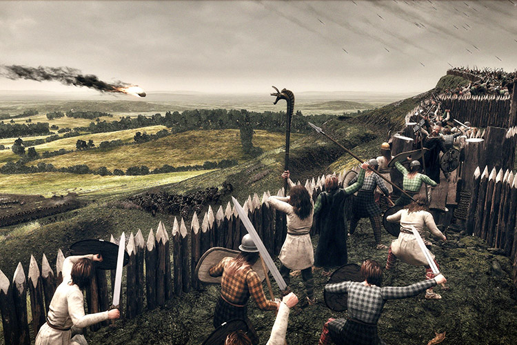 The Assault on Burnswark Hill: a conflict re-imagined